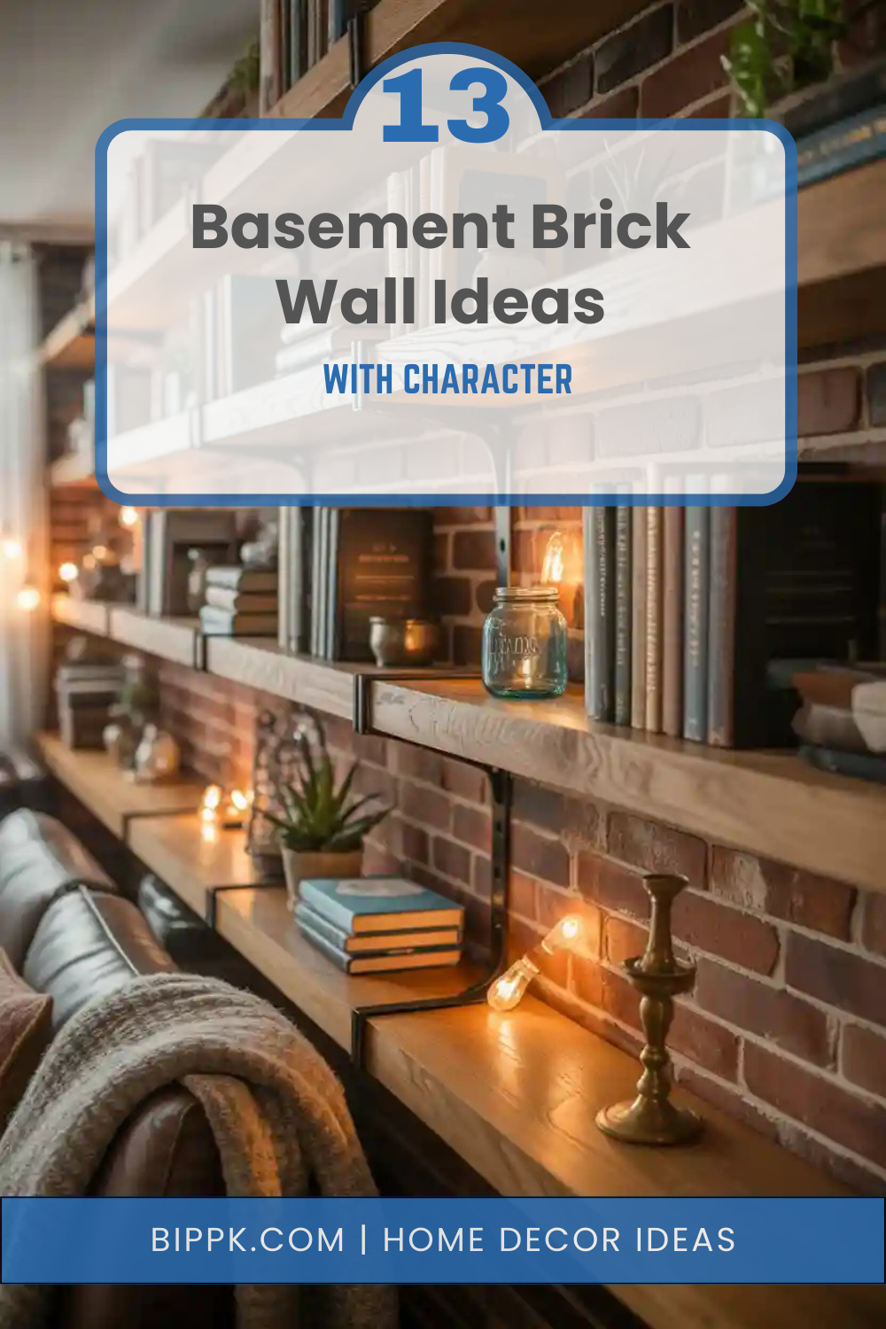 13 Basement Brick Wall Ideas with Character