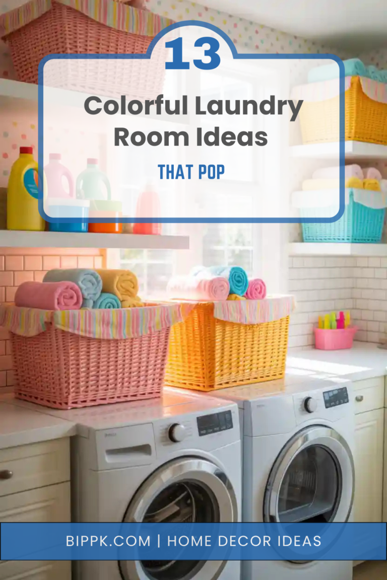 13 Colorful Laundry Room Ideas That Pop