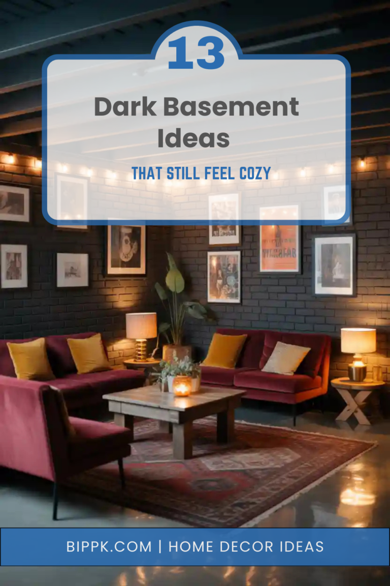 13 Dark Basement Ideas That Still Feel Cozy