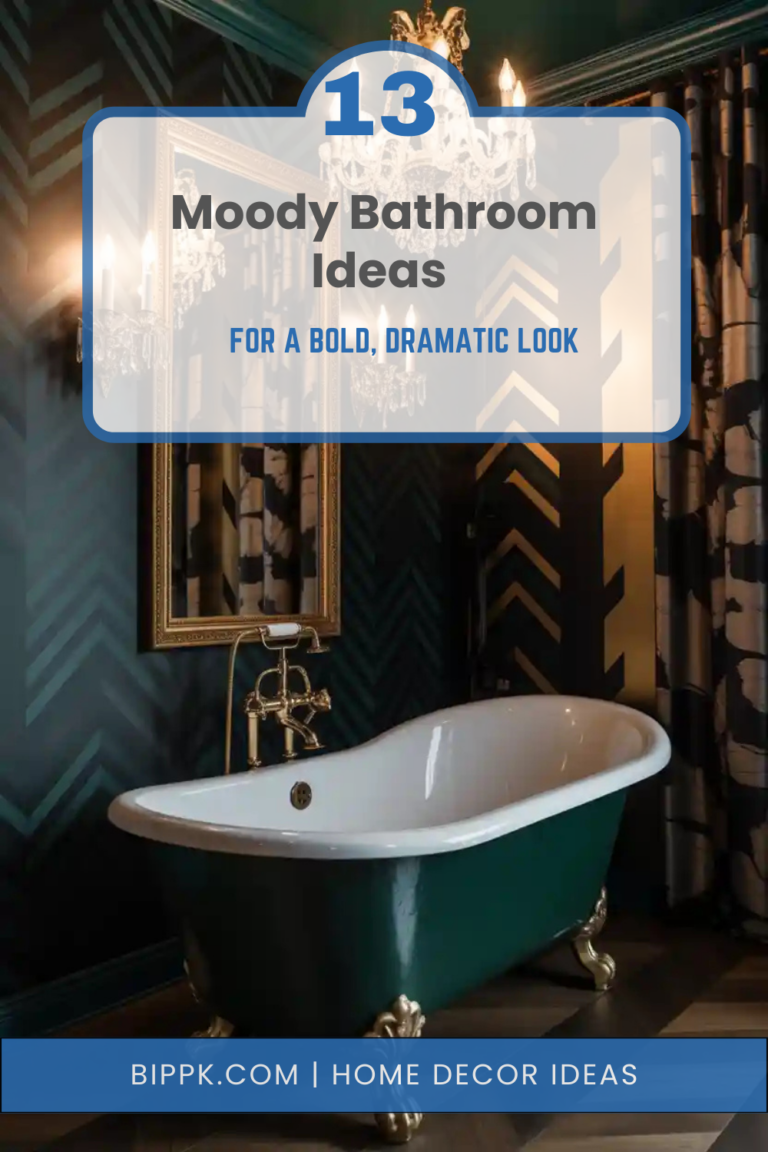 13 Moody Bathroom Ideas for a Bold, Dramatic Look