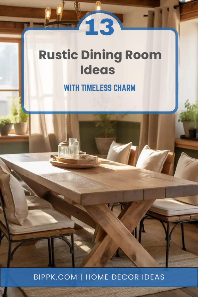 13 Rustic Dining Room Ideas with Timeless Charm