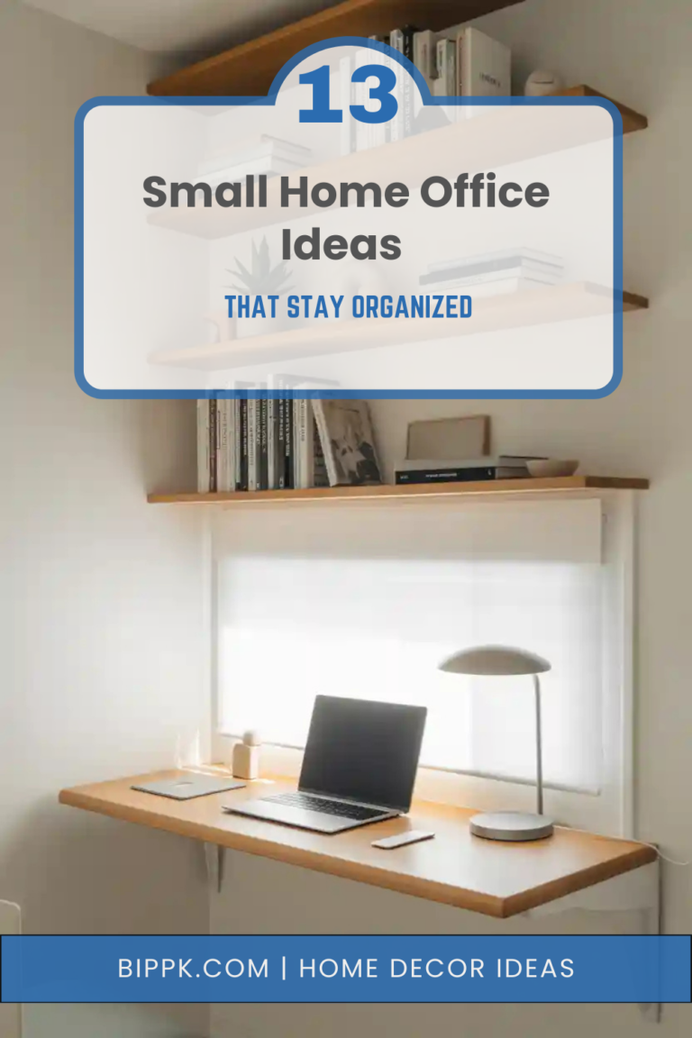 13 Small Home Office Ideas That Stay Organized