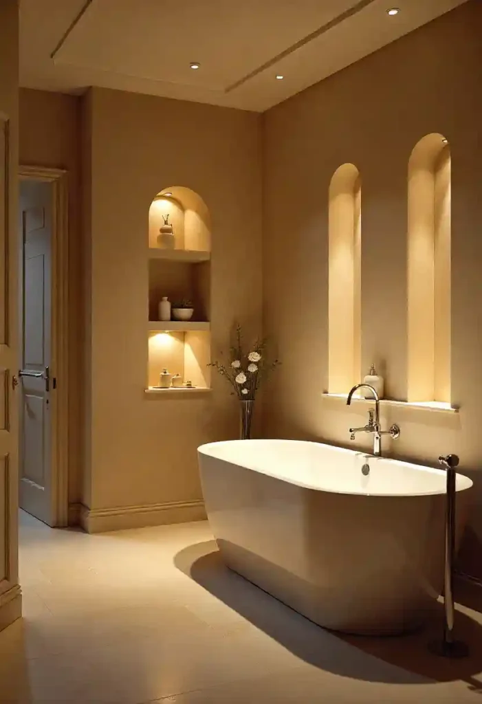 Accent Lighting for Niches and Shelves