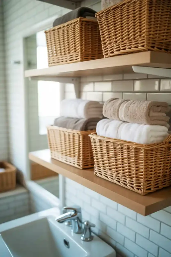  Open Shelving with Baskets