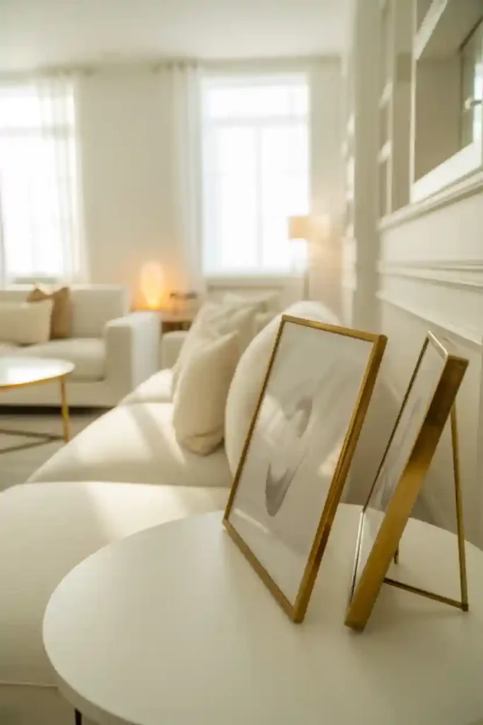 Soft White Artwork and Decor