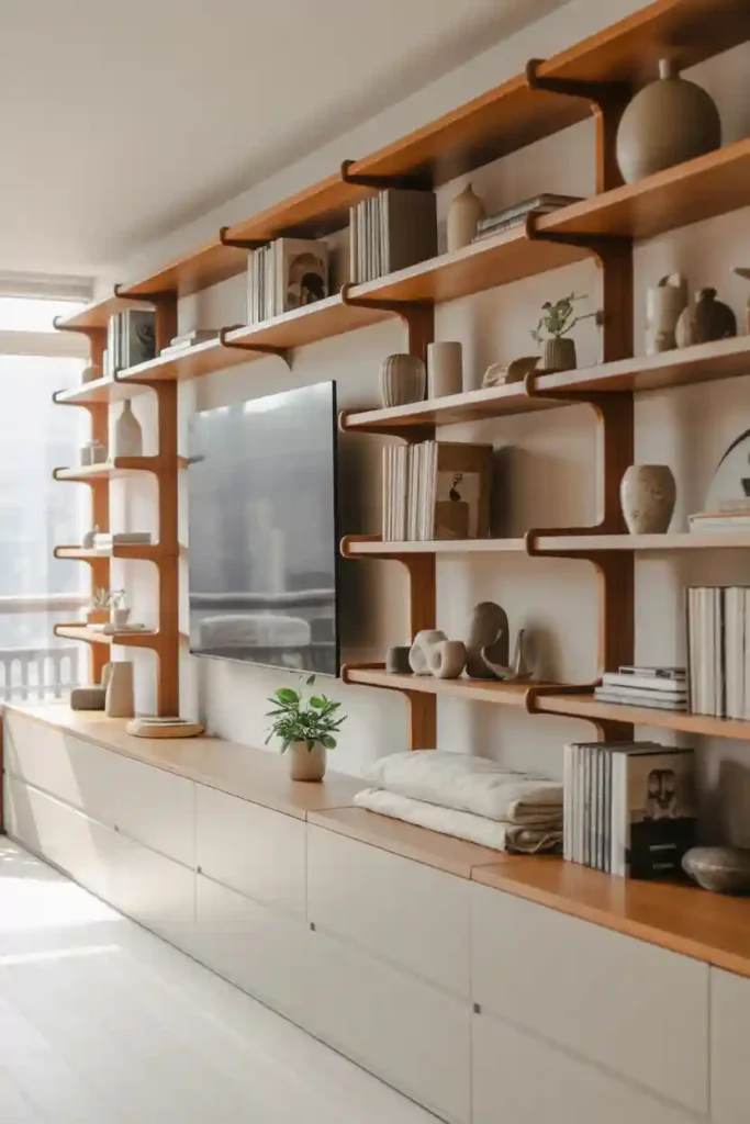  Use Open Shelving Carefully