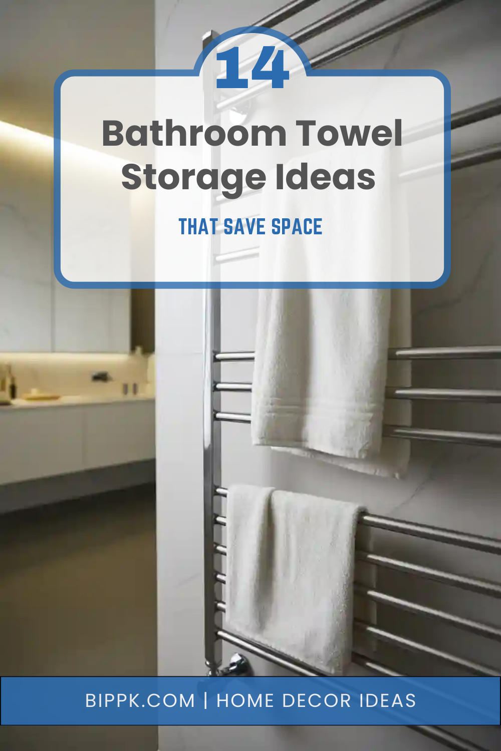 14 Bathroom Towel Storage Ideas That Save Space