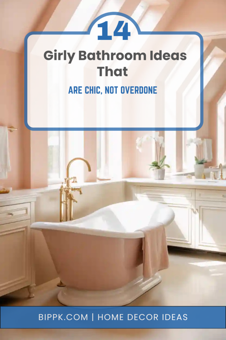 14 Girly Bathroom Ideas That Are Chic, Not Overdone