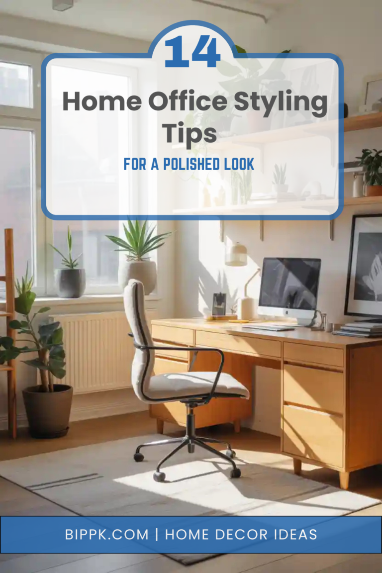 14 Home Office Styling Tips for a Polished Look