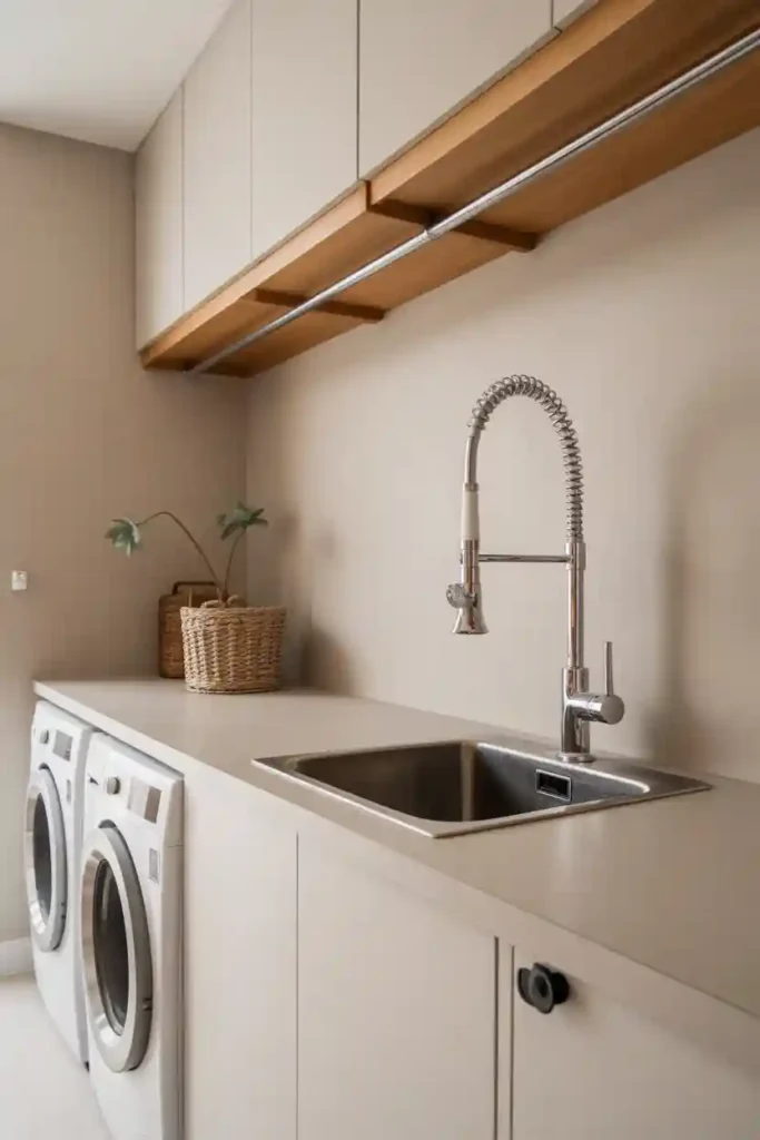 Integrated Sink with Pull-Down Faucet 