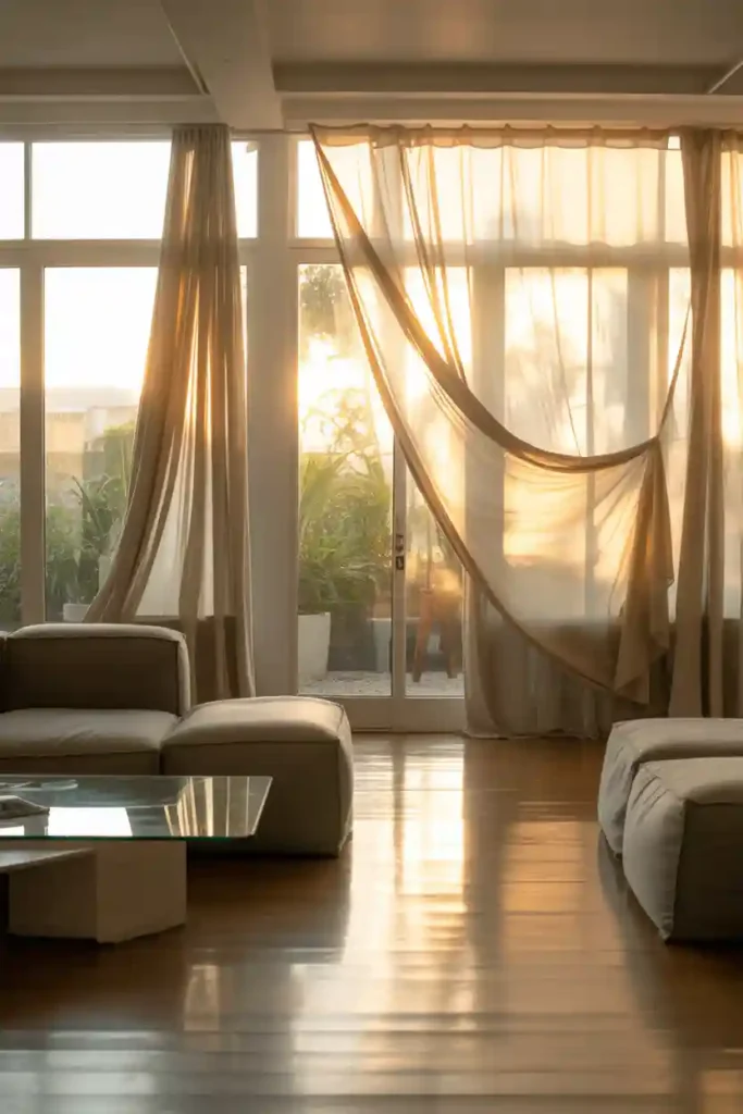 Keep Window Treatments Simple and Light