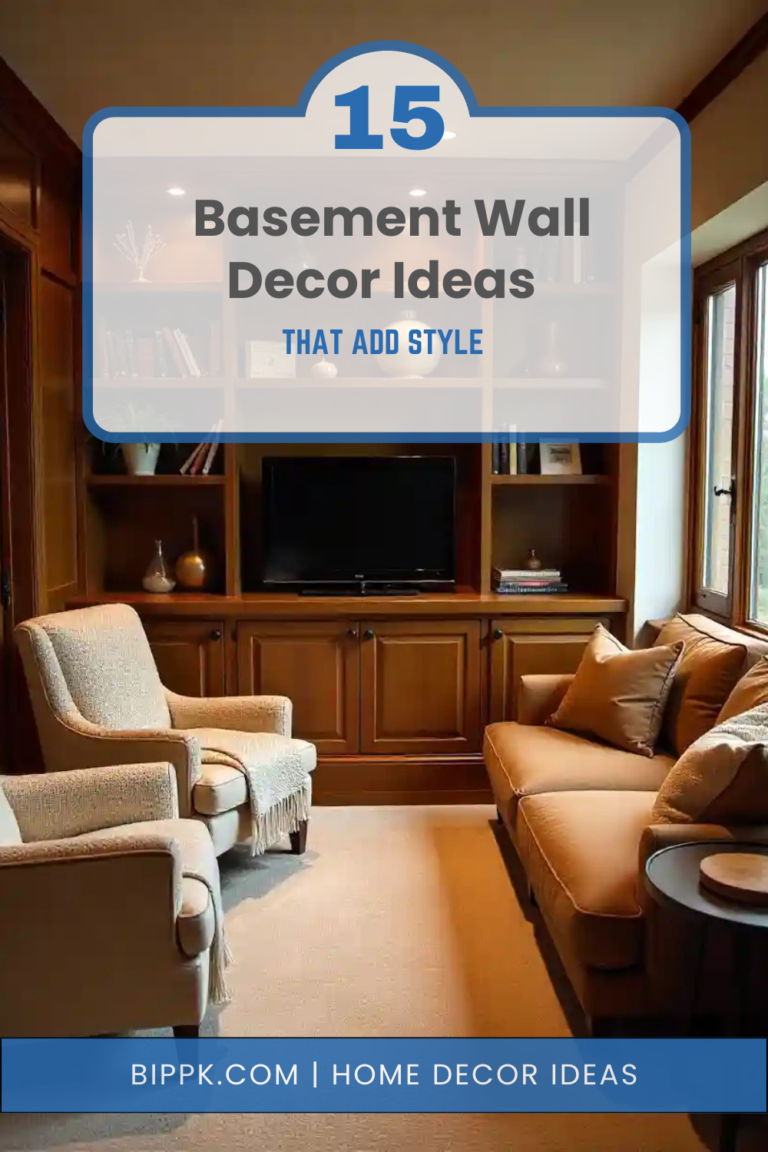 15 Basement Wall Decor Ideas That Add Style