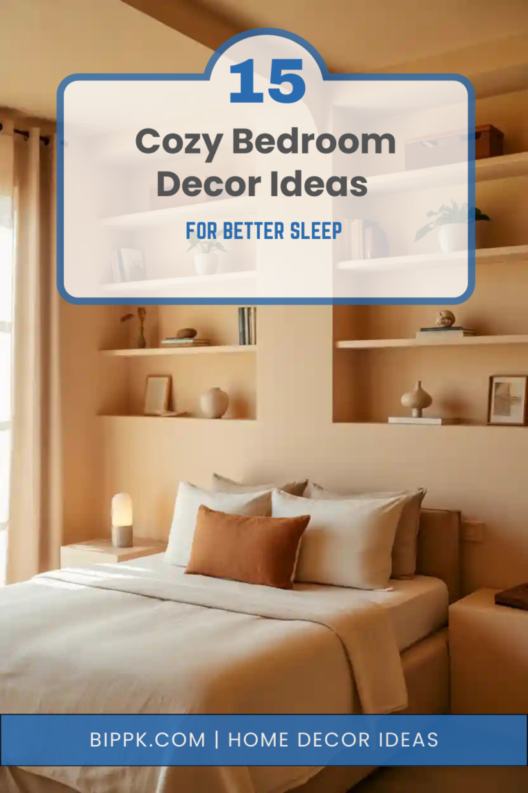15 Cozy Bedroom Decor Ideas for Better Sleep