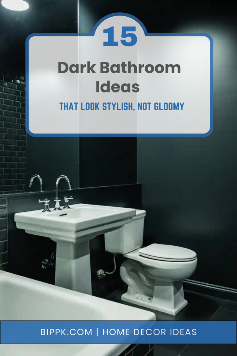 15 Dark Bathroom Ideas That Look Stylish, Not Gloomy
