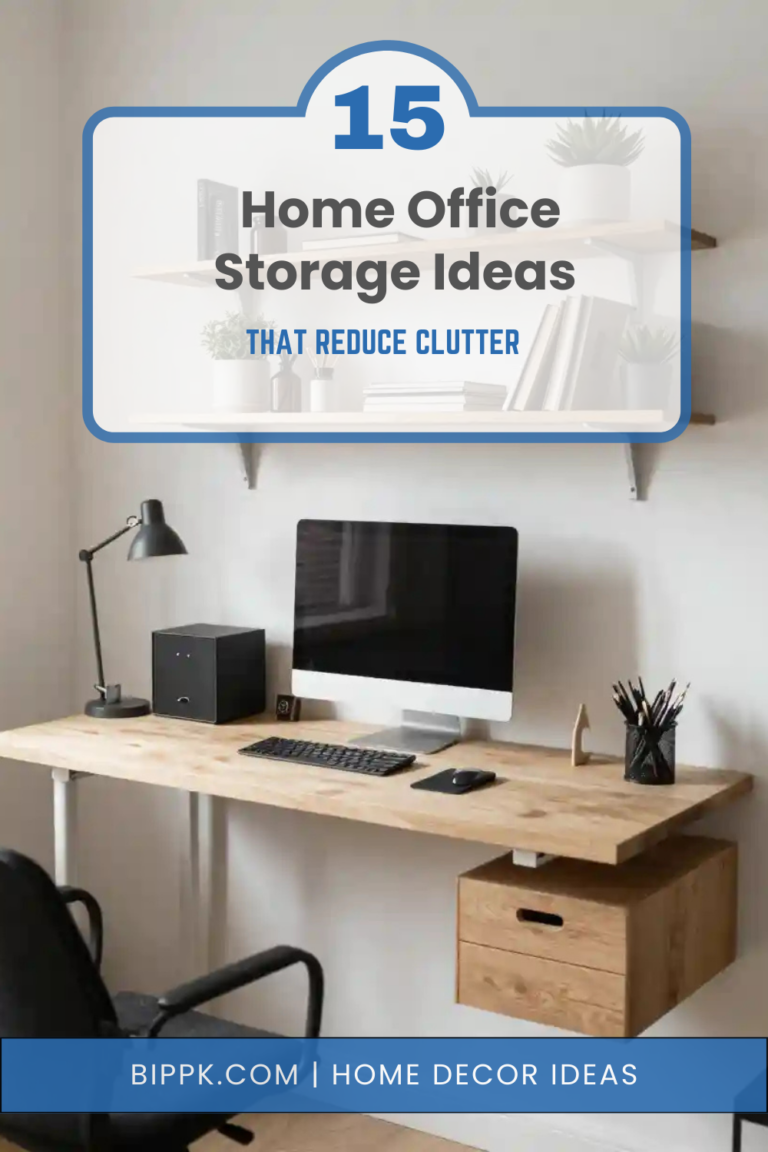 15 Home Office Storage Ideas That Reduce Clutter