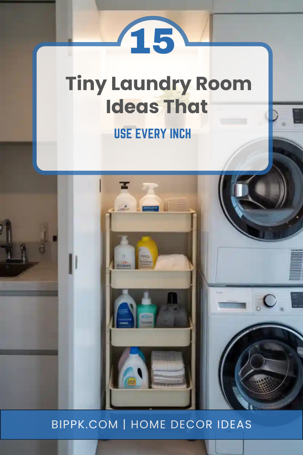 15 Tiny Laundry Room Ideas That Use Every Inch