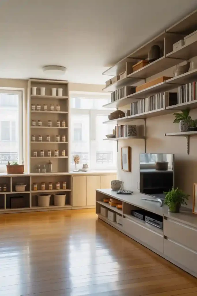 Decluttered Storage Zones