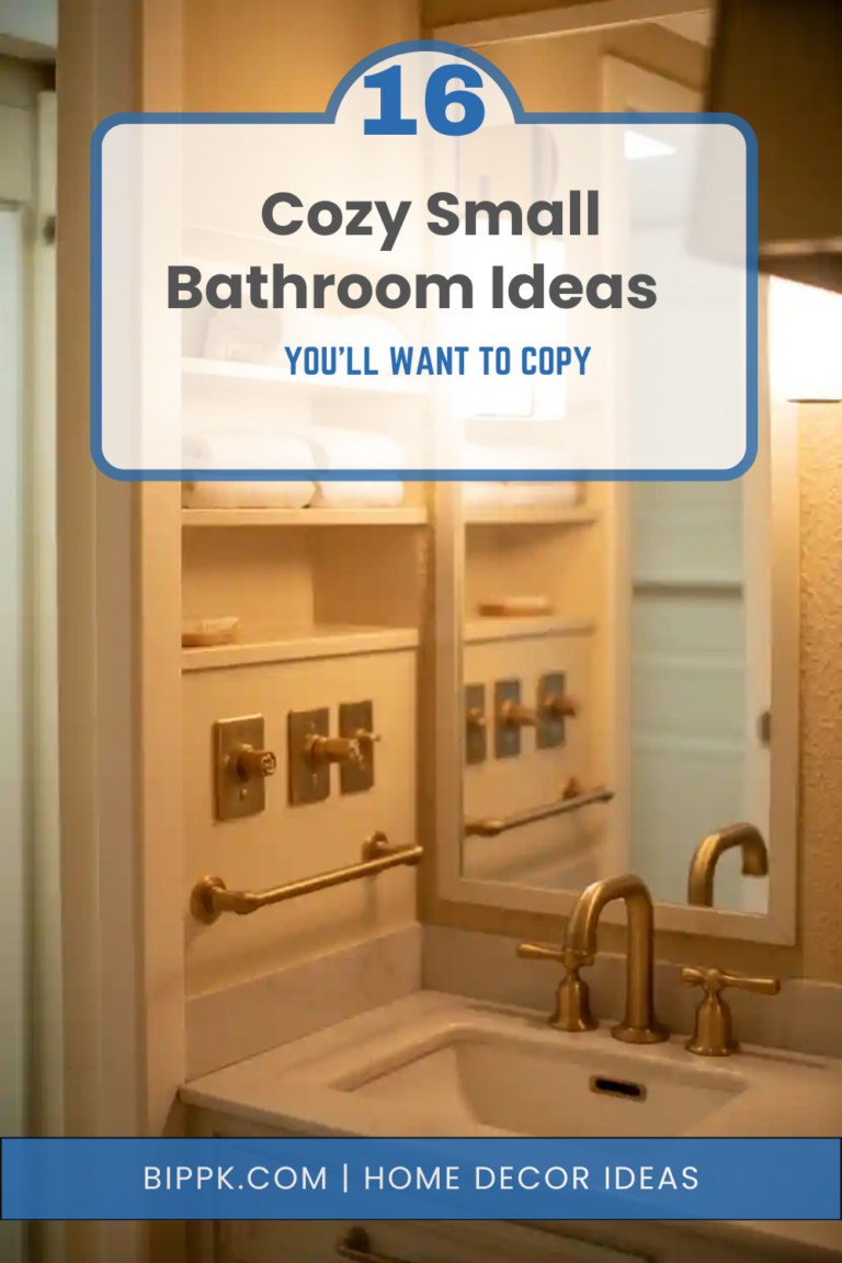 16 Cozy Small Bathroom Ideas You’ll Want to Copy