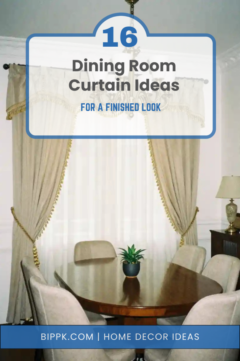 16 Dining Room Curtain Ideas for a Finished Look