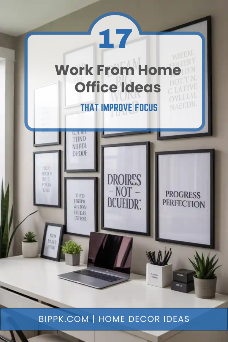 17 Work From Home Office Ideas That Improve Focus