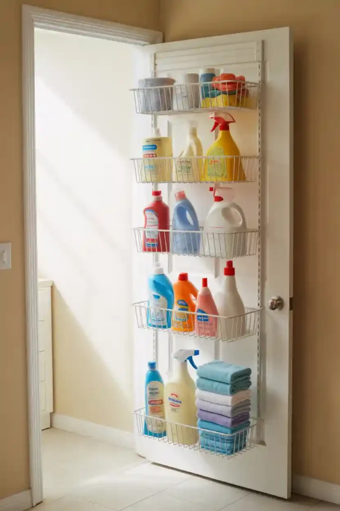 Door-Mounted Storage Racks