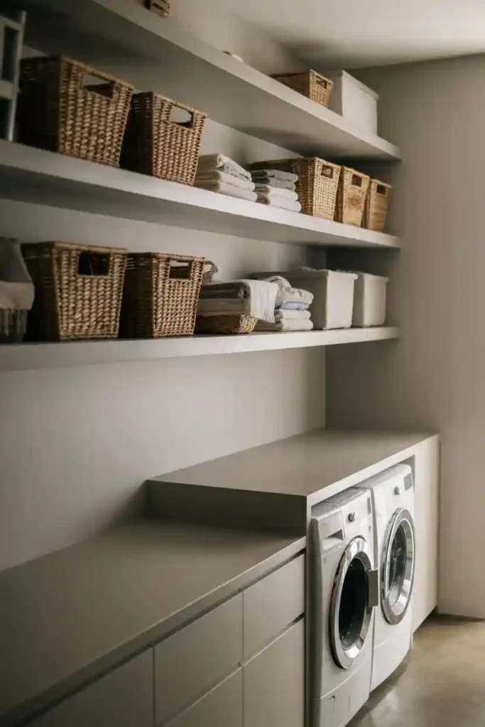 Add Stylish Open Shelving