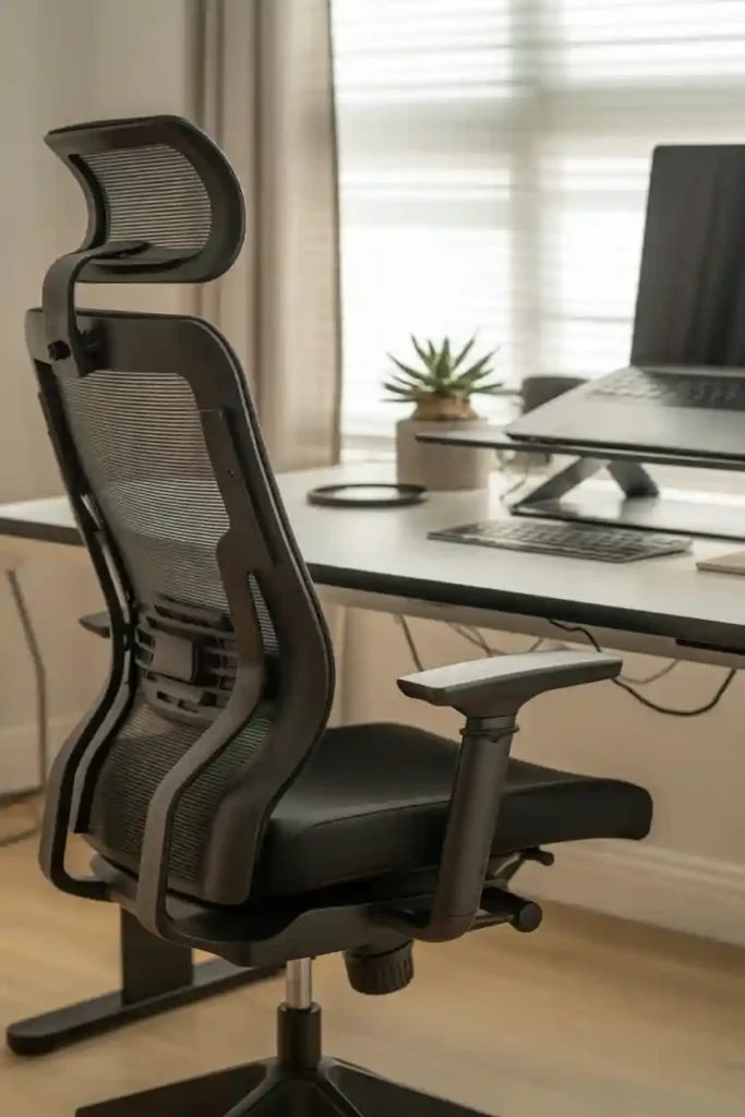 Ergonomic Desk and Chair Setup