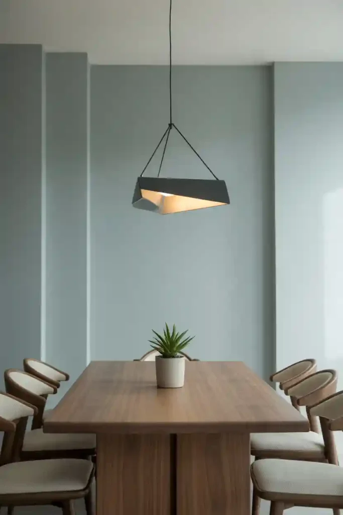 Soft Gray and Natural Wood