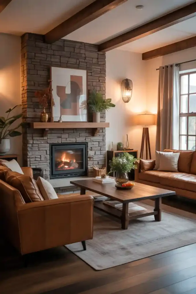 Stone Accent Walls for Natural Texture