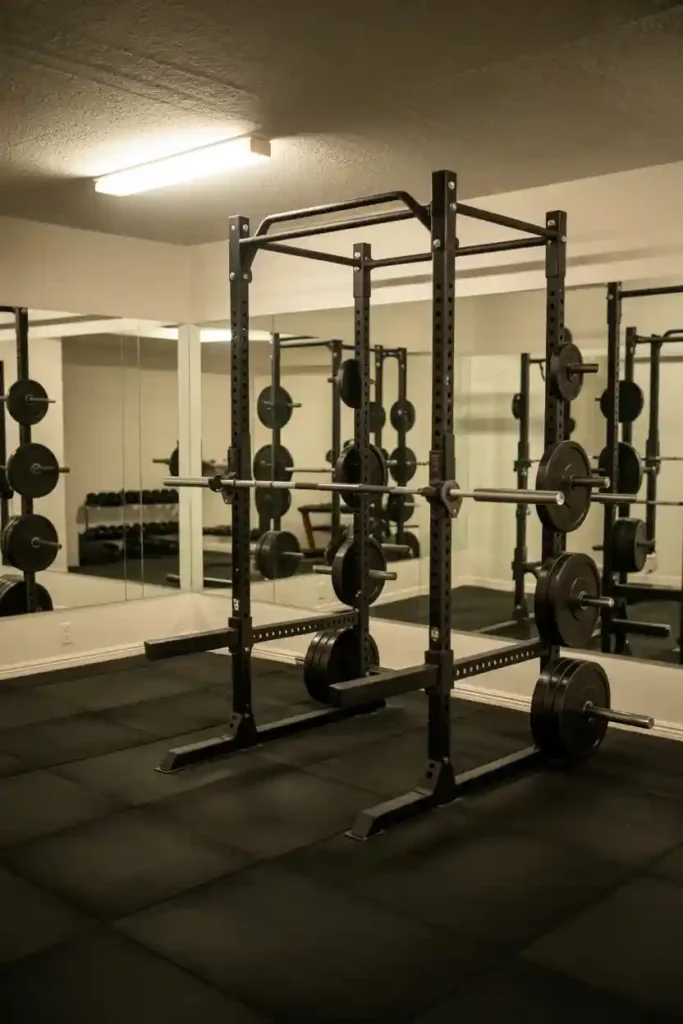 Strength Training Basement Gym