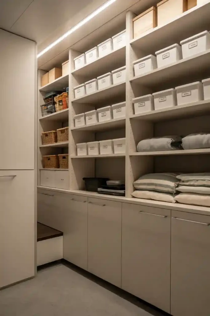 Use Built-In Storage to Save Floor Space