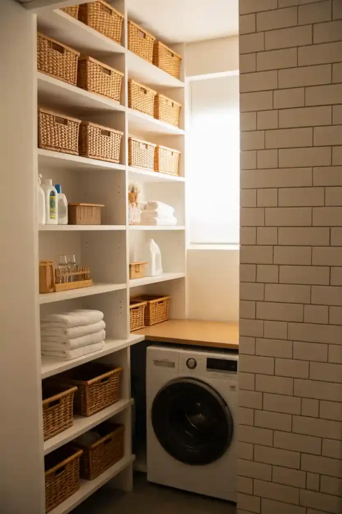 Vertical Open Shelving