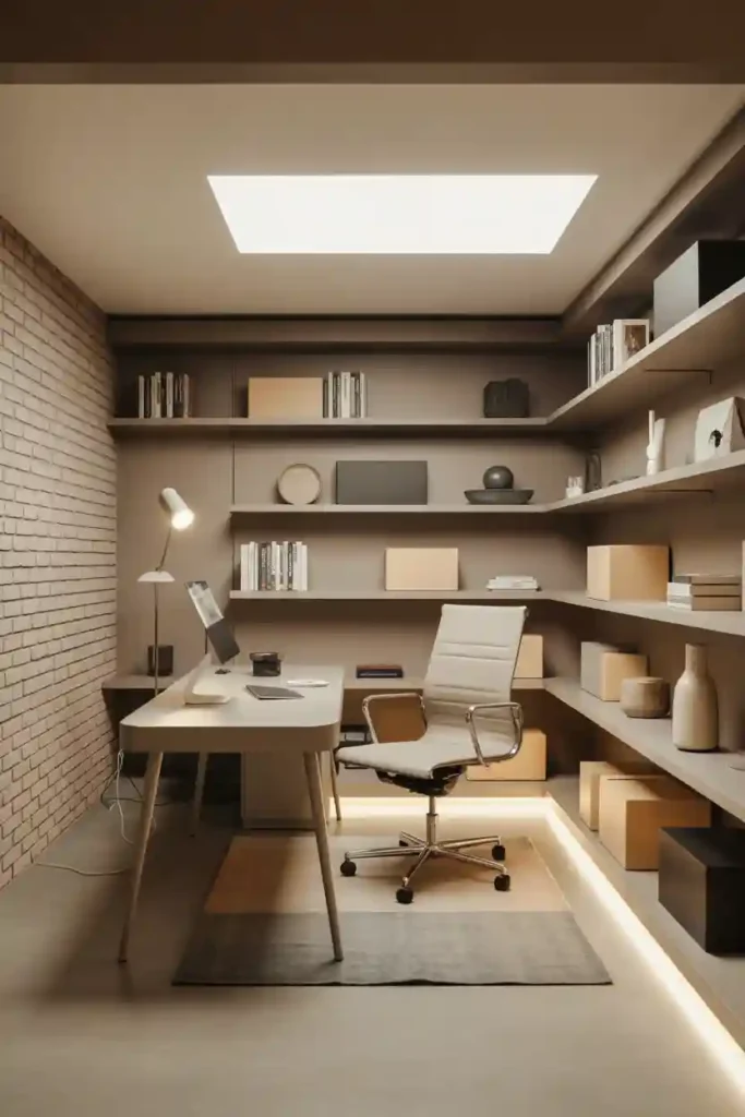 Basement Home Office Design