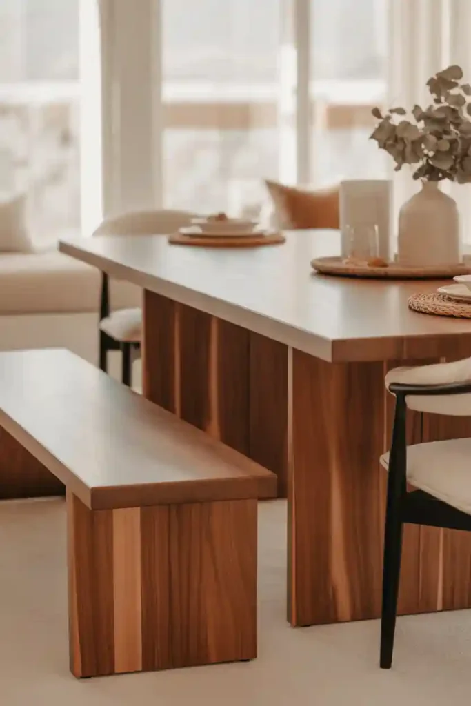 Bench Seating to Maximize Space