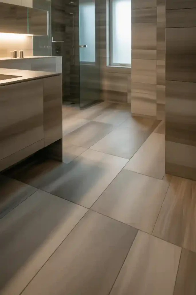 Large-Format Tiles for Seamless Elegance