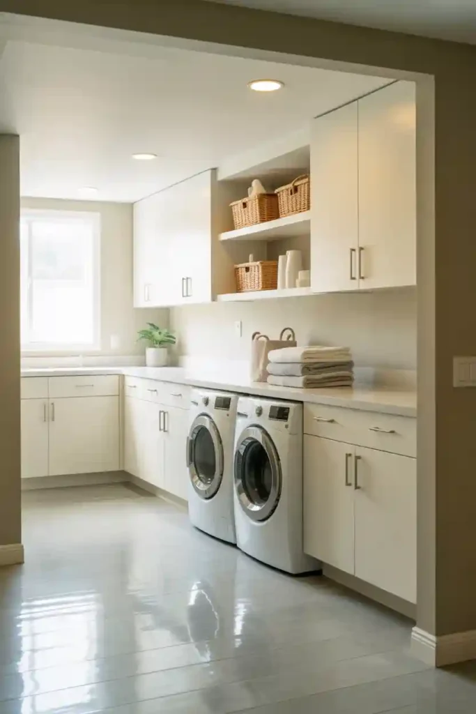 Light-Colored Flooring for an Open Feel
