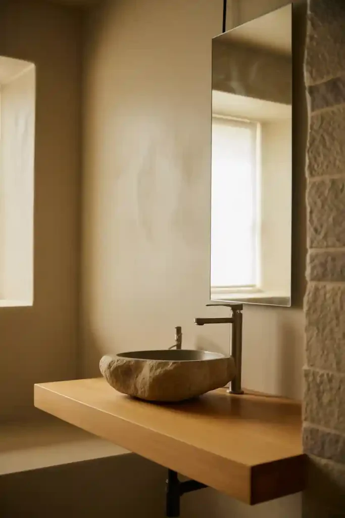 Light Wood Vanities for Warmth and Balance