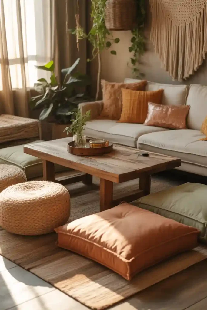 Low Seating for a Relaxed, Lounge-Ready Vibe