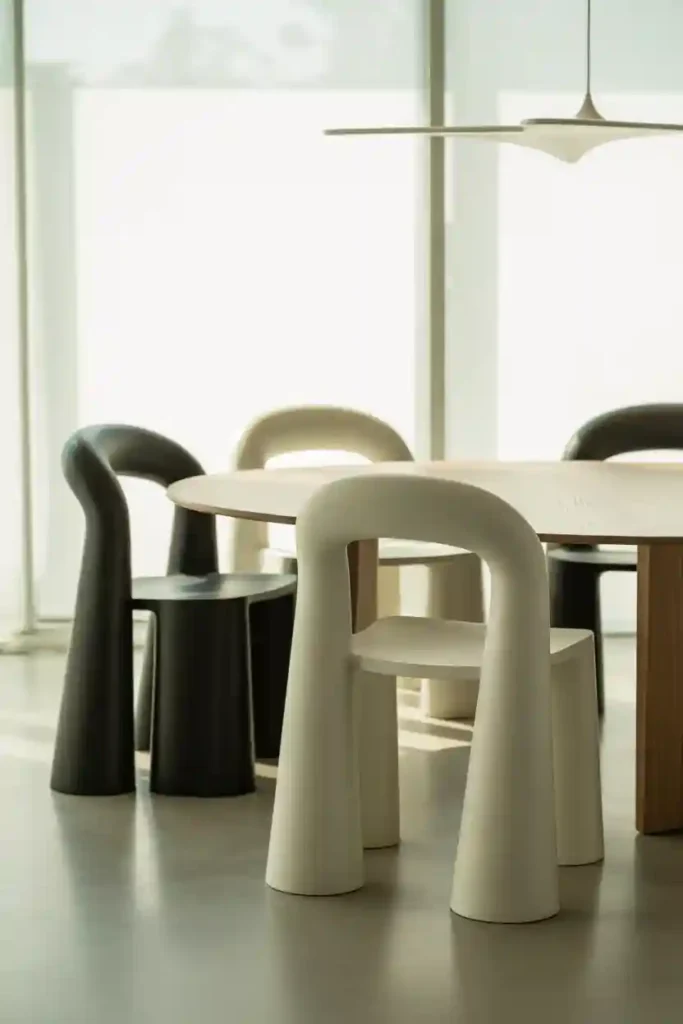 Statement Chairs with Simple Lines