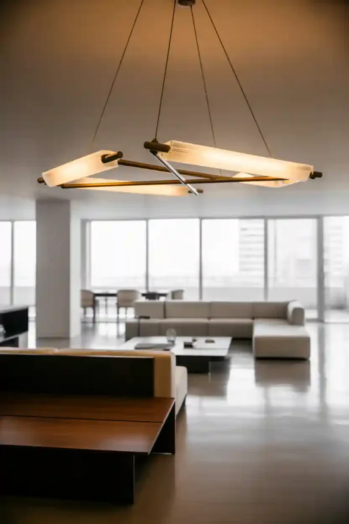 Statement Lighting with Clean Lines