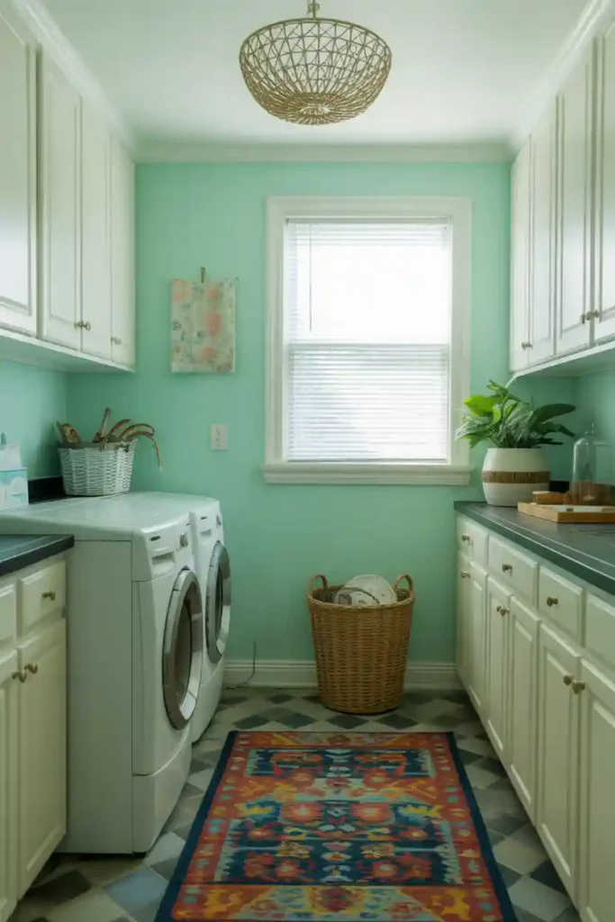 Vibrant Walls and Accent Colors