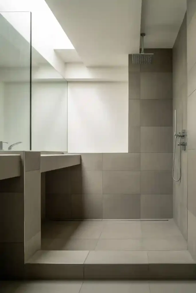  Walk-In Shower with No Threshold