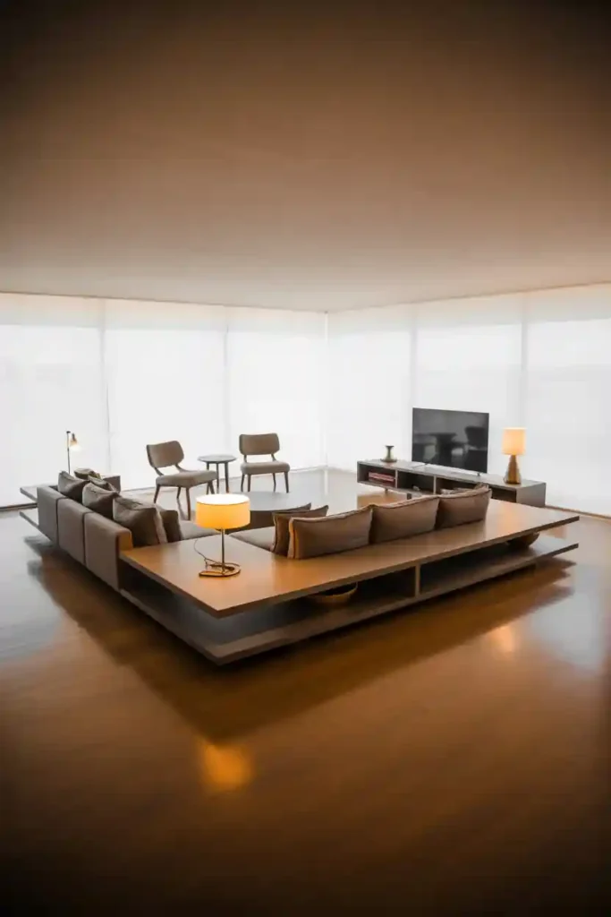 Float Furniture Away from Walls