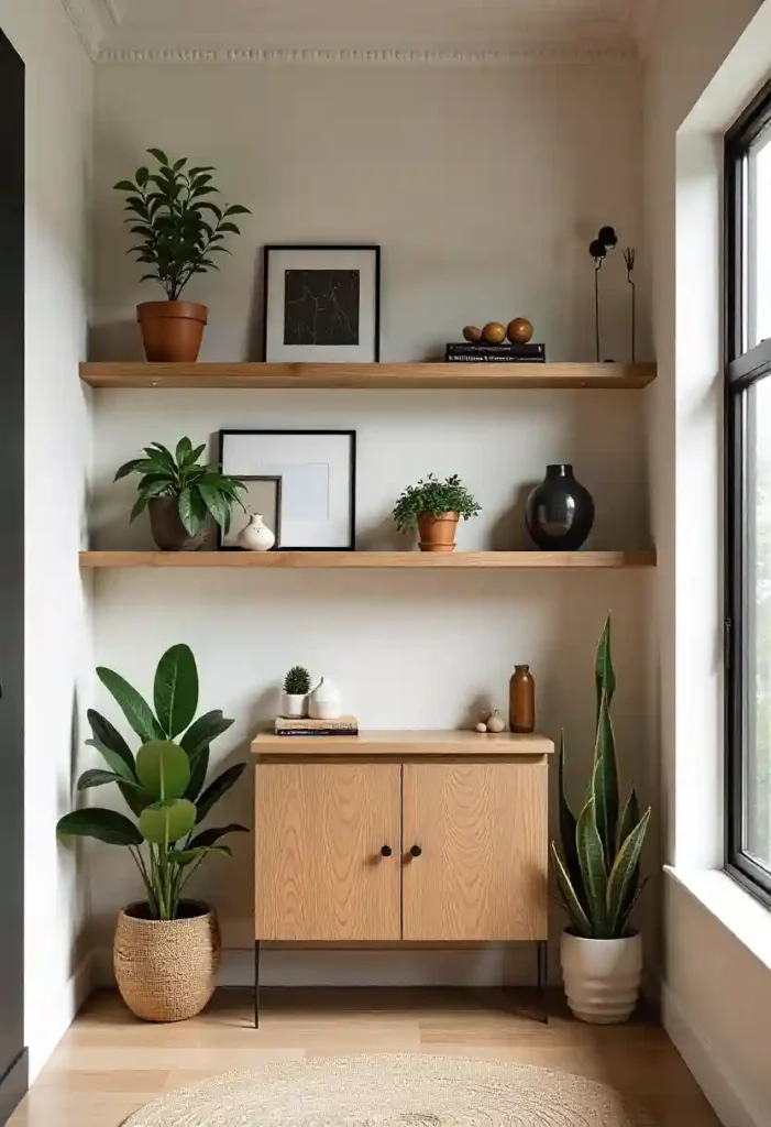  Floating Shelves with Decor