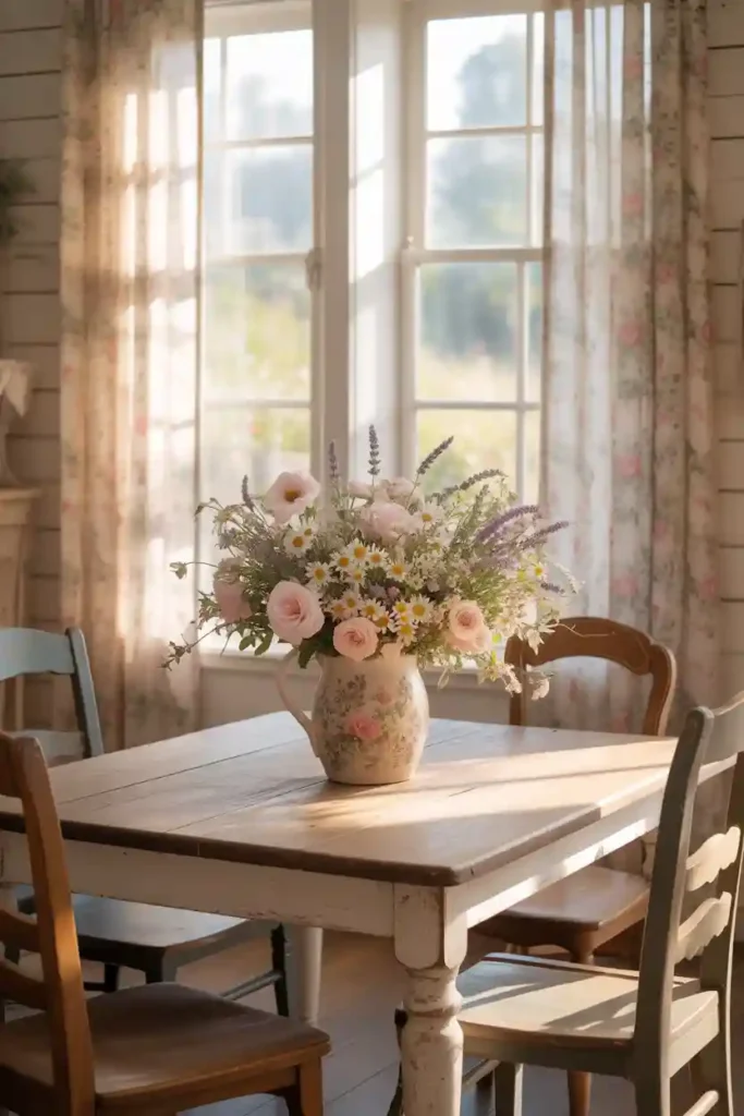 Floral Accents for Cottage Charm
