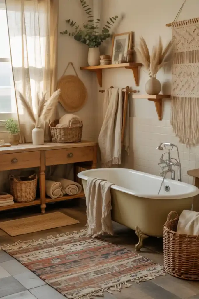 Layered Rugs for Texture and Comfort