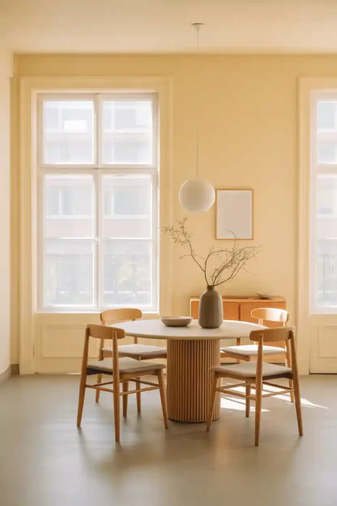 Light-Colored Walls and Furniture 