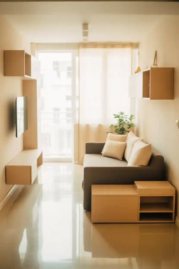 Light Colors to Open Up the Space