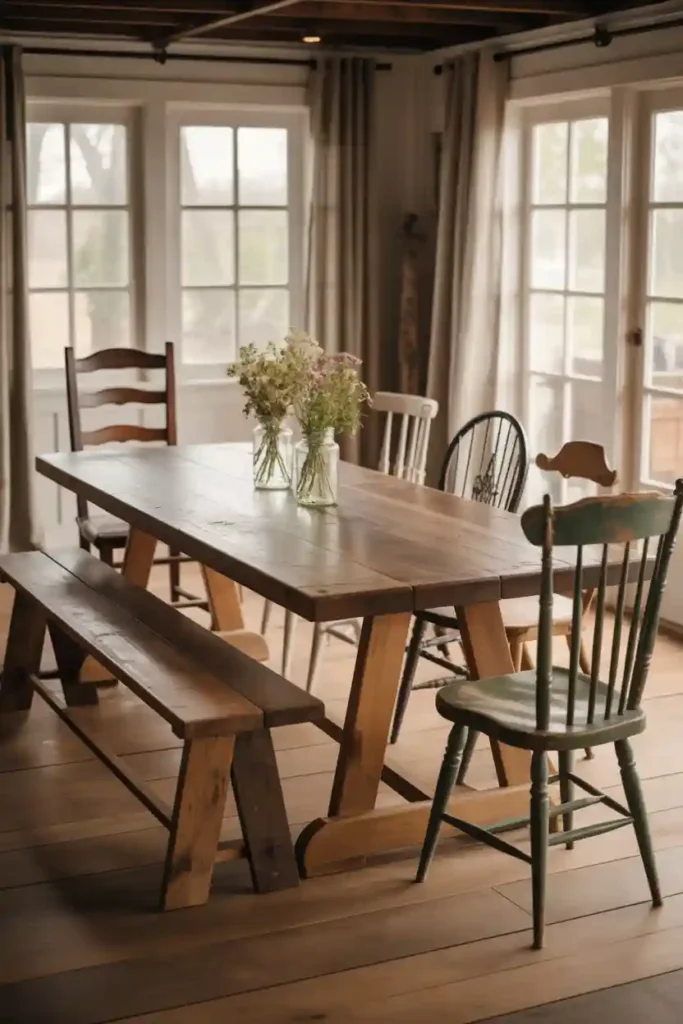Mixed Seating for a Relaxed, Lived-In Loo