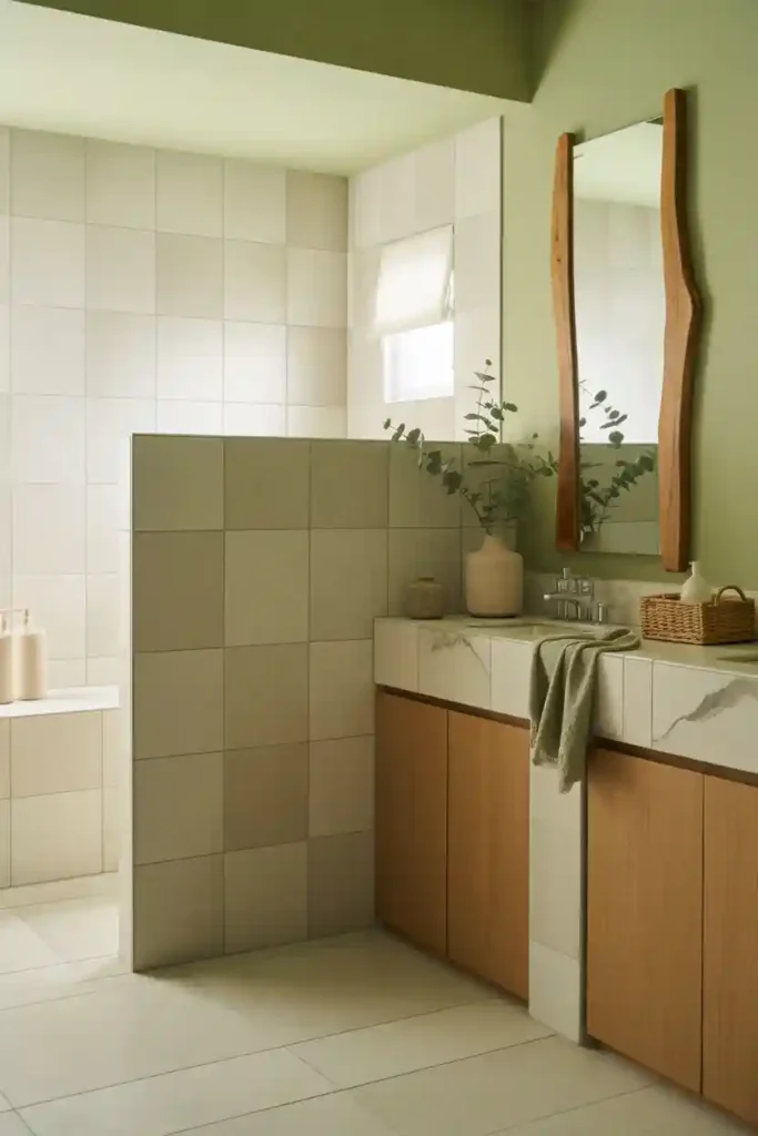 Soft Green Accents Inspired by Nature